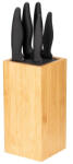 Smile Késkészlet 6 db-os, acél, fa tartóval (SNS-5)