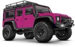 Traxxas Мини краулер лилав Traxxas TRX-4M 1/18 Scale and Trail Crawler Land Rover 4WD Electric Truck with TQ Pink TRX97054-1-PINK (TRX97054-1-PINK)