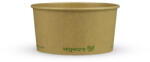 Vegware Lebomló salátás doboz, 1000ml, kerek, kraft | 50 db/csomag