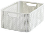 Keter "STYLE" M MÉRETŰ RATTAN KOSÁR (18L) Krém (205845)
