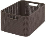 Keter "STYLE" M MÉRETŰ RATTAN KOSÁR (18L) Sötétbarna (205844)