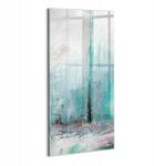 Wallfluent Üveg fali kép előszobába, falra, absztrakt festék háttér, 70x140 cm (010010010250100074984)