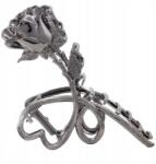 Little Angel Hajcsat csat nagy fém díszítés rózsa ezüst (W705)