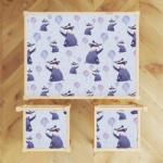 Epson Vízálló matricák Ikea Latt gyerekasztalhoz Fiús, borzok léggömbökkel (latt_1000)