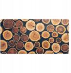  Vinil asztalvédő nyomtatott mintával Fa körök design, 100x50 cm (010250300020100074617)
