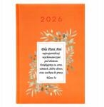  Könyvnaptár A5 2026 Narancssárga tervező pedagógus varázsló (Planer 26 Pomarańczowy Dla Wychowawczyni)