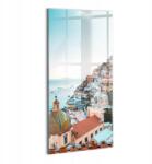 Wallfluent Üvegkép Étkezőbe Tartós Fali Positano Amalfi-part Olaszország (010010010250100277300)