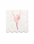 Santex Papírszalvéta Balerina mintával, 20 darab