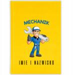 FunnyCase Naptár tervező 2026 Szerelő *név* Citrom Ajándék Minták (Kalendarz Cytryna MECHANIK *IMIĘ I NAZWISKO*)