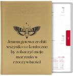 FunnyCase Naptár Arany Könyv Határidőnapló A5 2026 Tervező Inspiráció Motiváció Wz (Kalendarz INSPIRACJA MOTYWACJA)