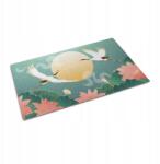 Wallmuralia Csúszásmentes kültéri lábtörlő Virágok és Madarak Nagy méretű 150 cm x 100 cm (010650720030000077476)