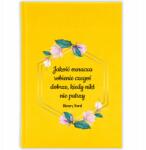 FunnyCase Könyvnaptár 2026 Minőség Az, Hogy Valamit Jól Csinálsz Citrom mintás (Cytryna JAKOŚĆ TO ROBIENIE CZEGOŚ DOBRZE)