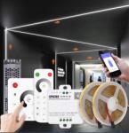 Media-Comp Led Szalag Szett Digitális 10M Hideg 24V Áramló Vezérlő Tápegység (10m B.Zimna 24V)