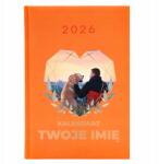  Könyvnaptár A5 2026 Évtervező Narancssárga Az Ön fotója Varázsló (Planer 26 Pomarańczowy Twoje Zdjęcie)
