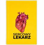 FunnyCase Könyvnaptár 2026 Szív Orvos Citrom tervező Ajándék Minták (Kalendarz Cytrynowy SERCOWY LEKARZ)