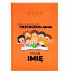  Könyvnaptár A5 2026 Tervező Narancssárga Óvoda Név Varázsló (Planer 26 Pomarańczowy Przedszkolanka Imię)