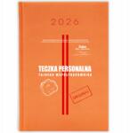 FunnyCase Könyvnaptár 2026 Személyi Aktatáska Narancssárga Tervező Ajándék Wz (Kalendarz Pomarańczowy TECZKA PERSONALNA)