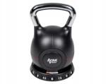 Acra Kettlebell új generációs 7 az 1-ben, állítható, 1.5-10 kg, tartós anyag, kényelmes markolat (05-XDUM/K10)