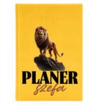 FunnyCase Könyvnaptár 2026 A5 Sárga Napi határidőnapló Séf tervező Minták (Kalendarz Planer Szefa Żółty)