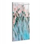 Wallfluent Üvegkép Vendégszobába Akasztáshoz Boho madártollak (010010010200100074913)