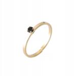 Giorre Arany gyűrű fekete spinel 3mm My Ring, 925 ezüst Giorre (5905804268777)