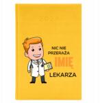  Könyvnaptár A5 2026 Év Citrom Tervező Doktor Név Varázsló (Planer 2026 Cytrynowy Dla Doktora)
