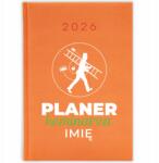 FunnyCase Könyvnaptár 2026 Kéményseprő Tervező Narancssárga tervező Ajándék Wz (Kalendarz Pomarańczowy PLANER KOMINIARZA)