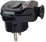 Apmal fekete dugó kapcsolóval, ki/be kapcsolóval, Led lámpával, loft retro lámpa (ap-1000)