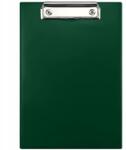 Netuno A5-ös írólap kemény támasztékkal, csíptetővel, sötétzöld