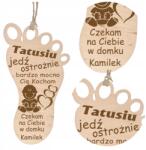 GrawerniaDDZ Ajándék Medál Láb Gravírozás Autó, Autó Gravírozás (Zaw)