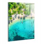 Wallfluent Üvegkép Irodába Tartós Fali Trópusi tengerpart Koh Taon (010010010240100076029)