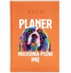 Naptár Narancssárga 2026 A5 Határidőnapló Ajándék Név Cavalier Spániel Wz (KALENDARZ 2026 POMARAŃCZOWY CAVALIER SPANIEL)