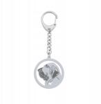 Mejk Jewellery Ezüst kulcstartó kutyával Brazil masztiff 925 Ajándék ékszer Gravírozás (Brelok z Mastifem Brazylijskim)