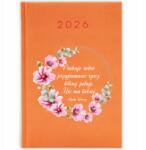 FunnyCase Könyvnaptár 2026 Nincs Olyan Dolog, Amit Megbánok Narancssárga tervező (Kalendarz 2026 NIE MA RZECZY KTÓREJ ŻAŁUJĘ)