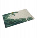 Wallmuralia Dekoratív lábtörlő kültérre, ajándékba, 60x40 cm, Monstera virág mintával (010650720010000088076)