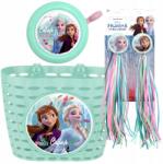 Seven Jégvarázs Frozen Szett Gyerek Kerékpárra: Kosár, Szalagok, Csengő (BajkowaStrefa.pl ZESTAW FROZEN)