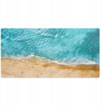  Egérpad és billentyűzet alátét Kilátás a tengerpartra és a hullámokra magasból, 100x50 cm (010250300020100088592)
