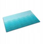 Wallmuralia Lábtörlő fotónyomtatott lábtörlő Geometria Hullámok mintával, nagy méret: 150 cm x 100 cm (010650720030000077692)