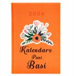  Könyvnaptár A5 2026 tervező Narancssárga Virágok Hölgy neve varázsló (Planer 26 Pomarańczowy Kwiaty Pani Imię)
