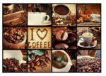 DecoNest Fotótapéta Kávé kollázs 250X175 (A0-XLFT137)