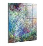 Wallfluent Edzett üveg fotókép Expresszív, színes, absztrakt vonalak 60x80 cm (010010010230100074875)