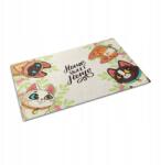 Wallmuralia Külső, gumírozott lábtörlő cipőkhöz, "Macskák" felirattal, nagy méret: 150 cm x 100 cm (010650720030000088127)