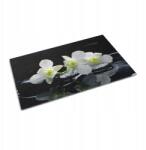 Wallmuralia Modern lábtörlő cipőhöz, csúszásgátló orchidea mintával 90x60 (010650720020000000629)