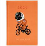 FunnyCase Könyvnaptár 2026 The Moon Rider Narancssárga Ajándék Határidőnapló Wz (Kalendarz Pomarańczowy THE MOON RIDER)