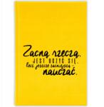  Könyvnaptár A5 2026 Citrom Tanárnak Kiváló Minták Tanítása (Kalendarz 26 Cytrynowy Zacnie Nauczać)