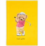 FunnyCase Könyvnaptár 2026 Little Golfer Citrom határidőnapló Ajándék Minták (Kalendarz Cytrynowy LITTLE GOLFER)