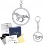 Mejk Jewellery Ezüst kulcstartó Ló Folblut 925 Ajándék ékszer Gravírozás (brelok do kluczy z Koń Folblut)