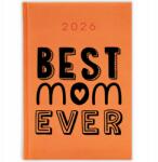  Naptár Narancssárga 2026 A5 Határidőnapló Ajándék Anyukának Best Mom Minta (KALENDARZ 2026 POMARAŃCZOWY BEST MOM)