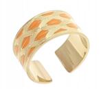 Xuping 2986 Gyűrű 17, 30mm arany színű sebészeti acél állítható