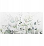  Asztali védőalátét irodába, pasztell színű levélmintával, 100x50 cm (010250300020100088421)